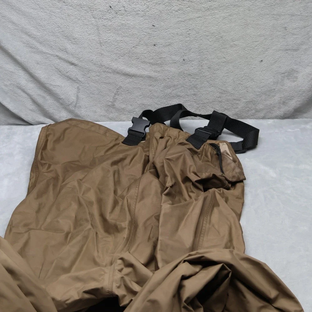 Hodgman Mens 11 Chest Waders Boot Brown Fishing Hunting Suspender Waterproof